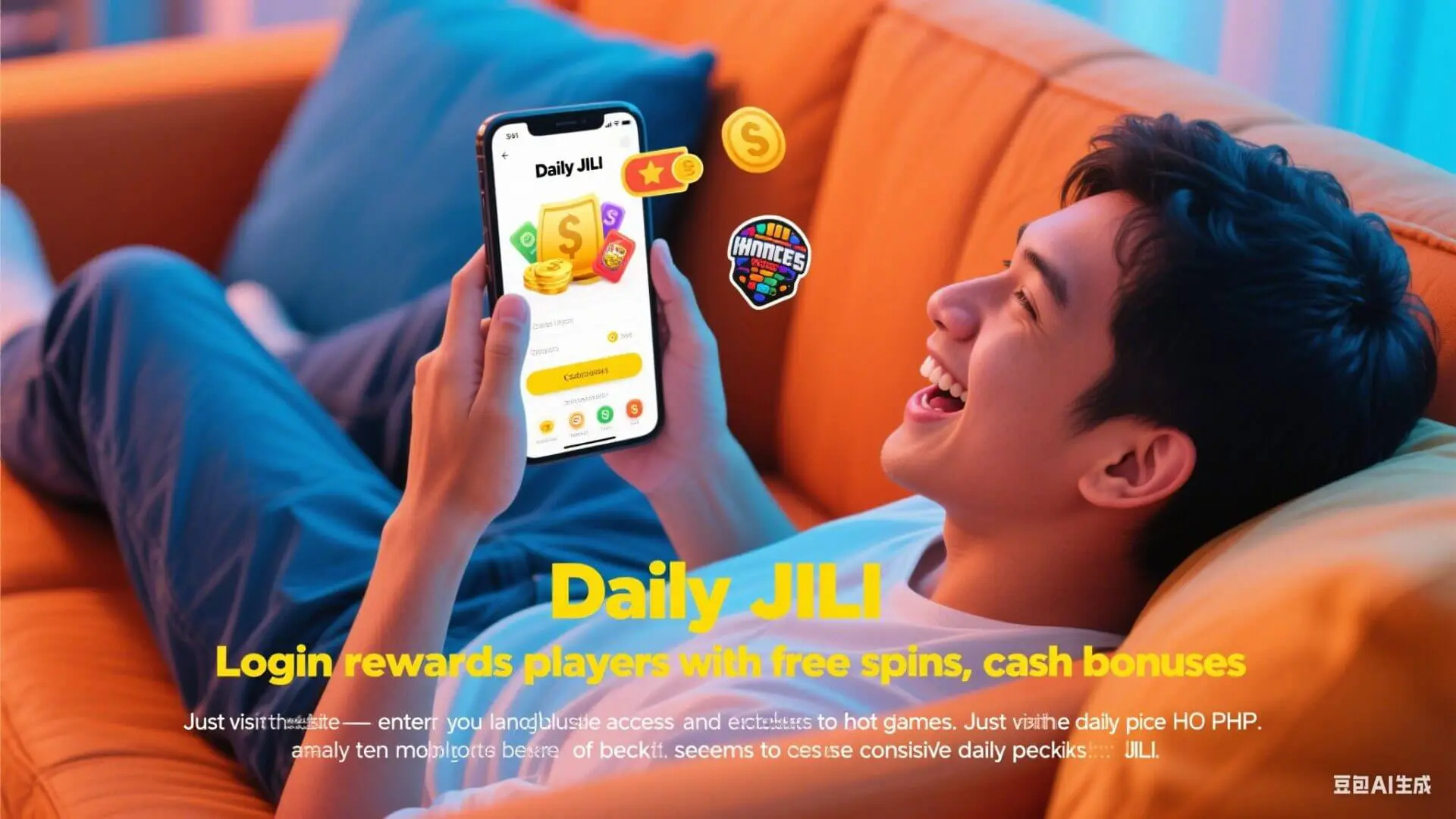 DailyJili mobile browser style layout shown on iOS device display